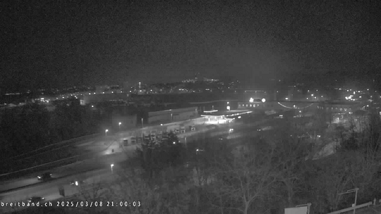 Webcam autoroute A2 en Suisse, à l'est de Bâle, au niveau de la sortie et du Ikea PratteIn